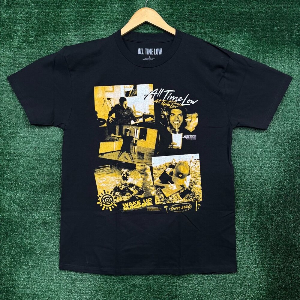 All Time Low Wake Up Sunshine Rock Band T-Shirt Size Large